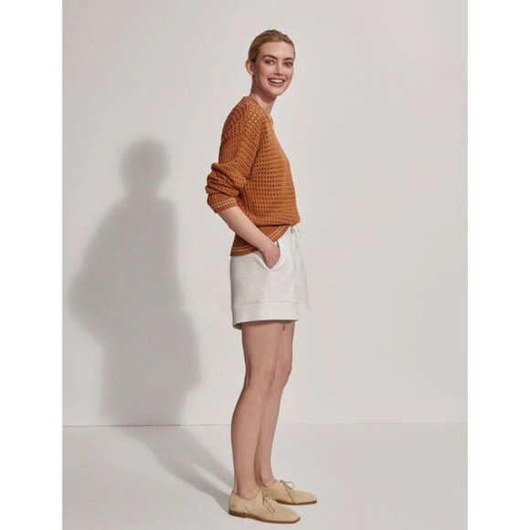 Varley Fox Knit Crew Sweater Almond Size Small - Picture 2 of 11